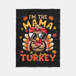 Ich bin die Mama Türkei Matching 2024 Familie Than Fleecedecke