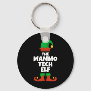 Ich bin die Mammo Tech Elf Familie Pajama Weihnach Schlüsselanhänger