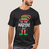 Ich bin die Martini Elf Familiengruppe Matching Ch T-Shirt (Vorderseite)