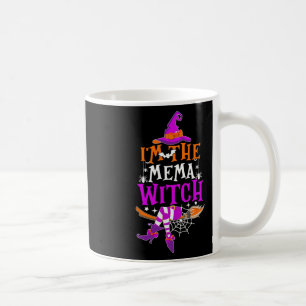 Ich bin die Mema Witch Fun Halloween Familie Match Kaffeetasse