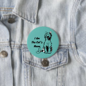 Ich bin die Meow Funny Cat der Katze Button (Beispiel)