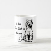 Ich bin die Meow Funny Cat der Katze Kaffeetasse (Mittel)