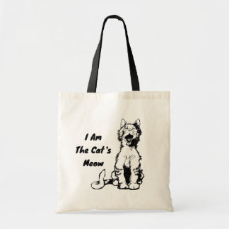 Ich bin die Meow Funny Cat der Katze Tragetasche