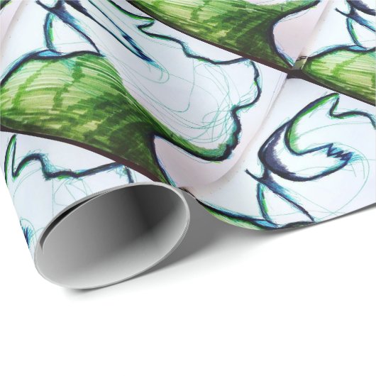 Ich bin die merkwürdigere Sache Geschenkpapier (Rolleneckpunkt)