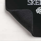 Ich bin die mit Skeleton Halloween Kostümpaare Ma Mousepad (Ecke)