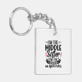 Ich bin die mittlere Schwester, ich bin der Grund, Schlüsselanhänger (Vorderseite links)