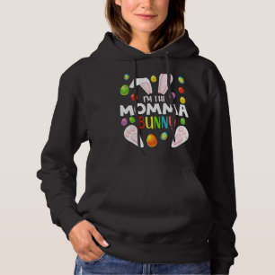 Ich bin die Momma Bunny Funny Matching Family Oste Hoodie