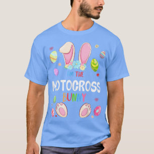 Ich bin die Motocross-Hasen-Osterparty-Passende Fa T-Shirt