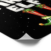 Ich bin die müde Elf Familie Matching Group Weihna Poster (Ecke)