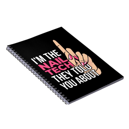 Ich bin die Nageltechnik Notizblock (Rechte Seite)