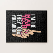 Ich bin die Nageltechnik Puzzle (Horizontal)