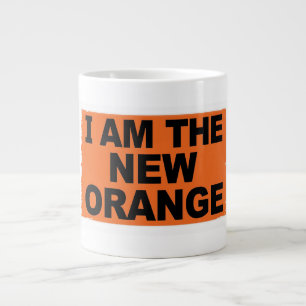 Ich bin die neue Orange Jumbo-Tasse