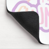 Ich bin die neue Tante - Pink-Schatten Mousepad (Ecke)