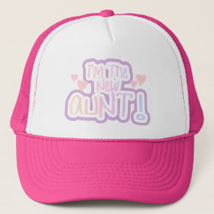 Ich bin die neue Tante - Pink-Schatten Truckerkappe