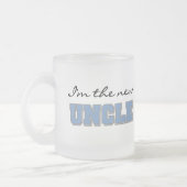 Ich bin die New Oncle Tshirts und Geschenke Mattglastasse (Links)