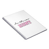 Ich bin die New Tante Tshirts und Geschenke Notizblock (Rechte Seite)