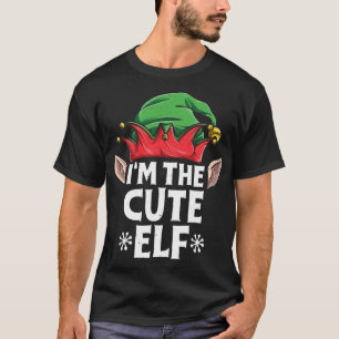 Ich bin die Niedliche Elf Weihnachtsfamilie, die P T-Shirt
