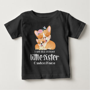 Ich bin die Niedliche kleine Schwester Niedlich Co Baby T-shirt