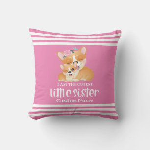 Ich bin die Niedliche kleine Schwester Niedlich Co Kissen