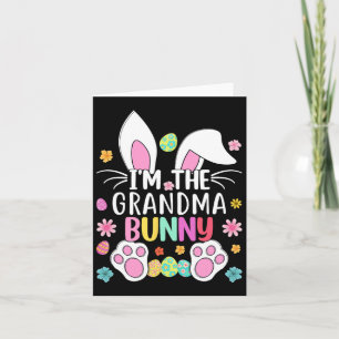 Ich bin die Oma Bunny Niedlich Osterkaninchen Ohre Karte
