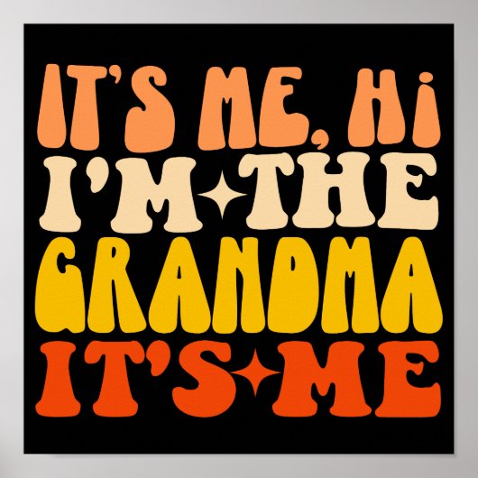 Ich bin die Oma, ich bin Mutter. Poster (Vorne)