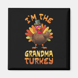 Ich bin die Oma Türkei Funny Erntedank Familie M Magnet