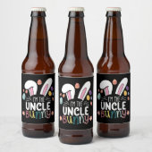 Ich bin die Onkel-Bunny-Osterfamilie, die passt Bierflaschenetikett (Flaschen)