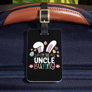 Ich bin die Onkel-Bunny-Osterfamilie, die passt Gepäckanhänger