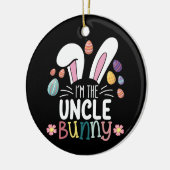 Ich bin die Onkel-Bunny-Osterfamilie, die passt Keramik Ornament (Links)