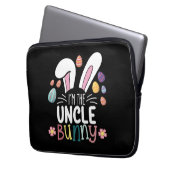 Ich bin die Onkel-Bunny-Osterfamilie, die passt Laptopschutzhülle (Vorderseite Links)
