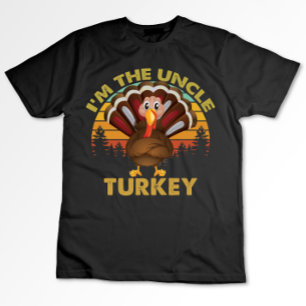 Ich bin die Onkel Truthahn Familien-Übereinstimmun T-Shirt