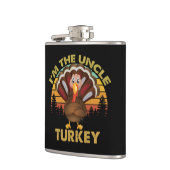 Ich bin die Onkel Türkei Familie Matching Erntedan Flachmann (Links)