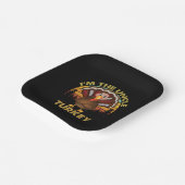 Ich bin die Onkel Türkei Familie Matching Erntedan Pappteller (Gewinkelt)