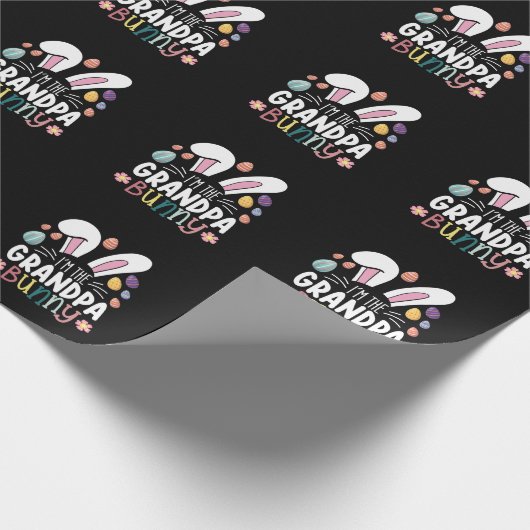 Ich bin die Osterfamilie Großvater Geschenkpapier (Ecke)