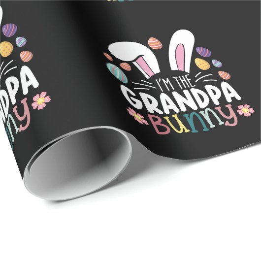 Ich bin die Osterfamilie Großvater Geschenkpapier (Rolleneckpunkt)