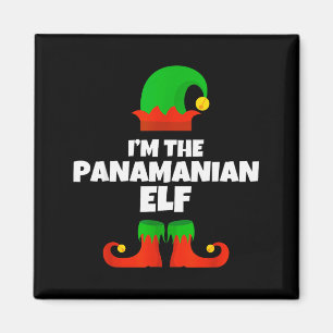 Ich bin die panamaische Elf-Familie-Pyjama-Weihnac Magnet