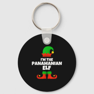 Ich bin die panamaische Elf-Familie-Pyjama-Weihnac Schlüsselanhänger
