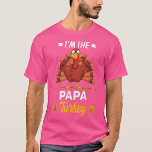 Ich bin die Papa Türkei glücklich dankend, dankbar T-Shirt