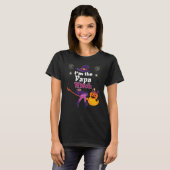 Ich bin die Papa Witch Broom Pumpkin Candy Familie T-Shirt (Vorne ganz)