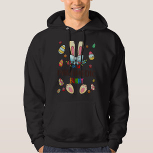 Ich bin die Paramedic Bunny Oaster Day Matching Fa Hoodie