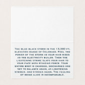 Ich bin die Phantastische Storm Story Fun Card (Innenseite Aufgefaltet)