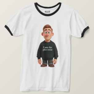 Ich bin die Plot-Twist-Lustige-Existenzielle-Meme- T-Shirt