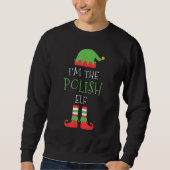 Ich bin die polnische Weihnachtsfamilie Elf Matchi Sweatshirt (Vorderseite)