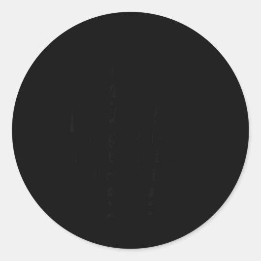 Ich bin die Prinzessin, das Problem und der Preis, Runder Aufkleber (Vorderseite)