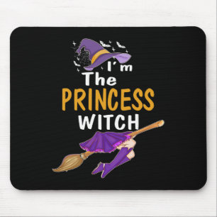 Ich bin die Prinzessin Hexe T Shirt Halloween Matc Mousepad