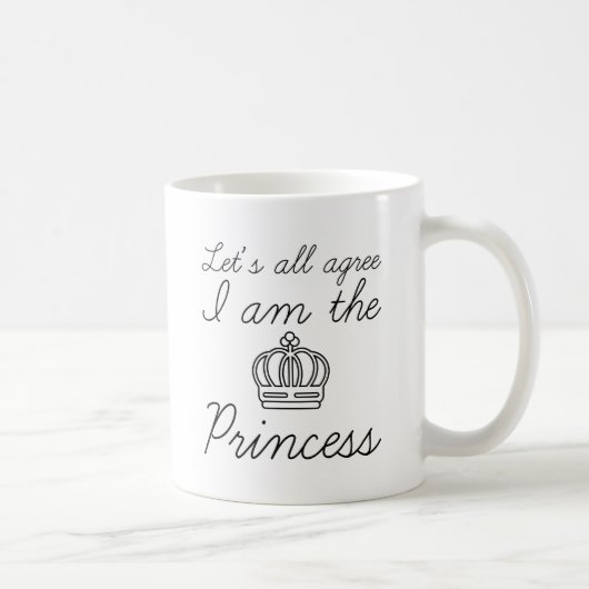 Ich bin die Prinzessin Kaffeetasse (Rechts)