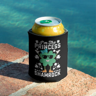 Ich bin die Prinzessin Kleeblatt St Patrick's Day Dosenkühler