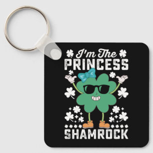 Ich bin die Prinzessin Kleeblatt St Patrick's Day Schlüsselanhänger