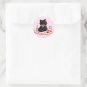 Ich bin die Prinzessin Runder Aufkleber (Tasche)