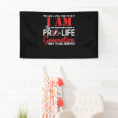 Ich bin die Pro-Life-Generation wird Abtreibung be Banner (Insitu)